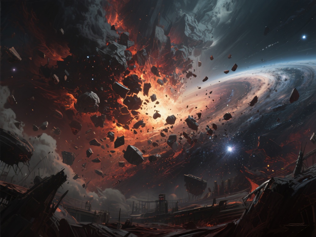 设计师揭秘灭世天煞-劫概念艺术：众星陨落银河崩灭